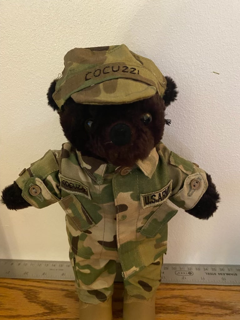 Dark Bear with Army Camo - Main Image