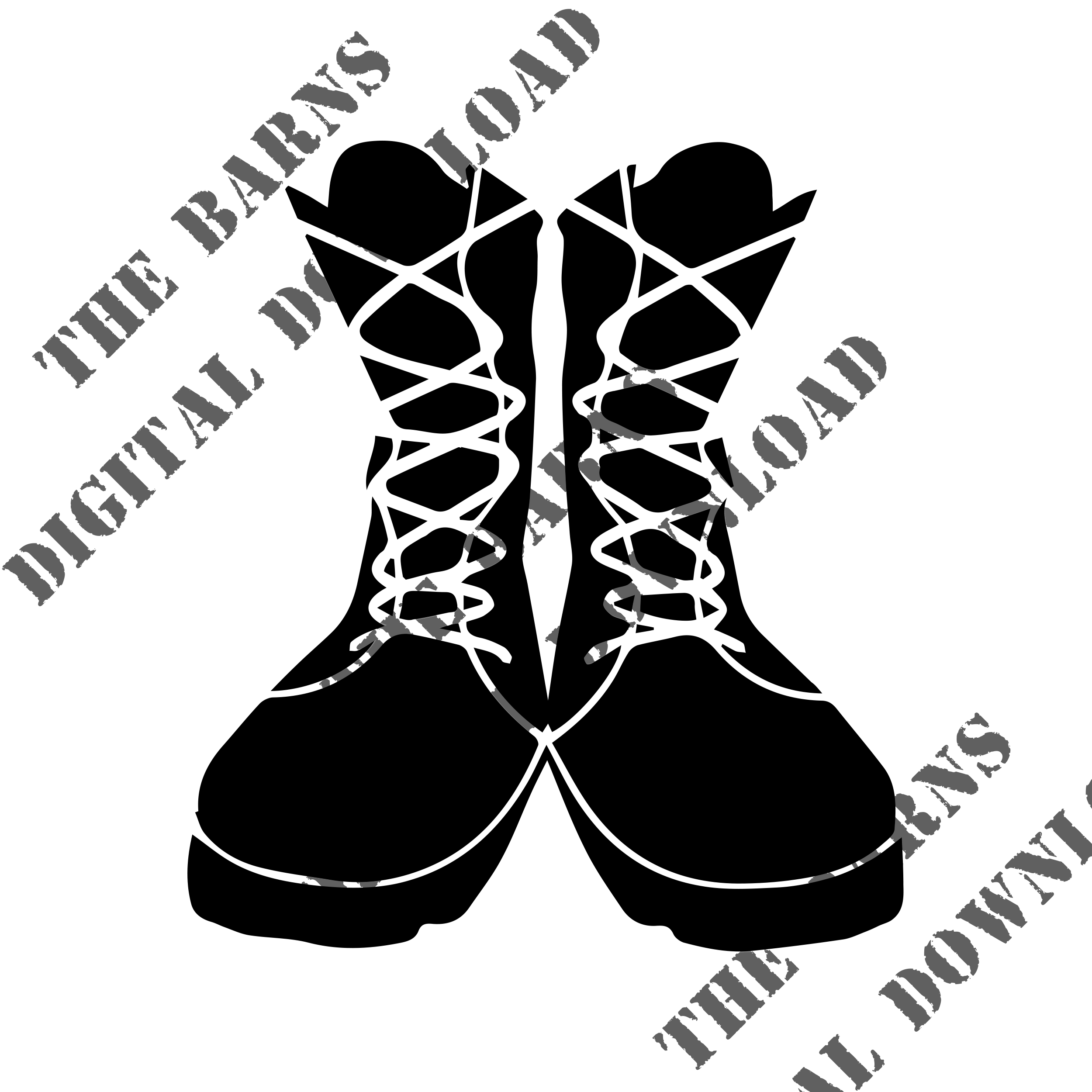 Da Boot Svg Boots - Downloadable SVG File – Honor Barn
